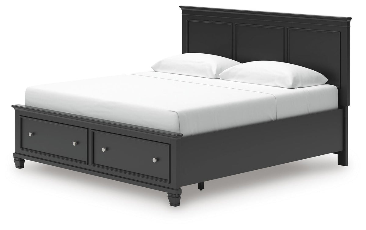 Lanolee King Panel Storage Bed - B687B19