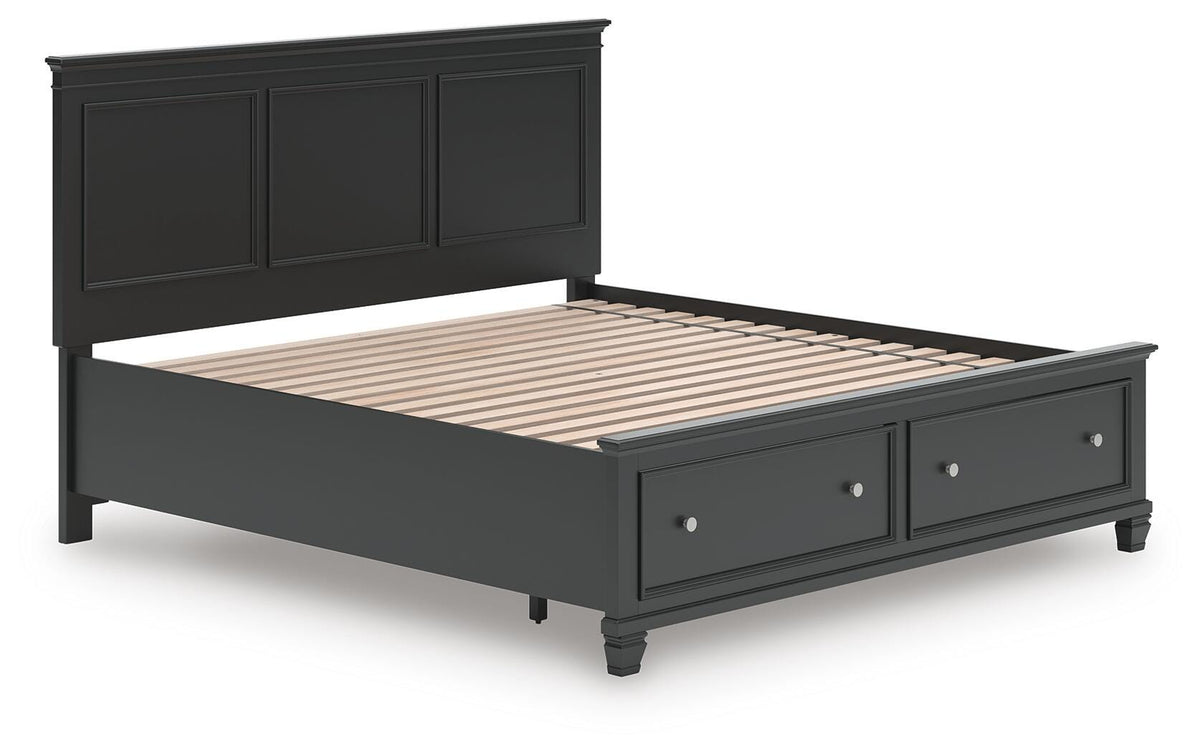 Lanolee King Panel Storage Bed - B687B19
