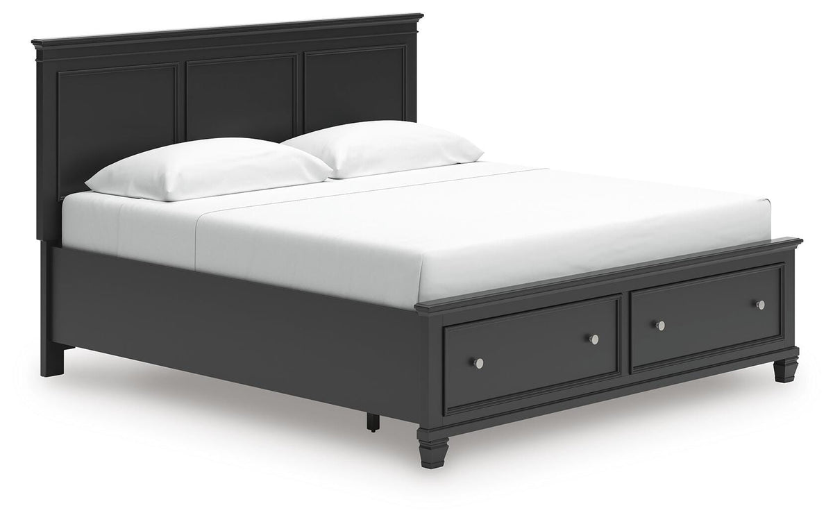 Lanolee King Panel Storage Bed - B687B19