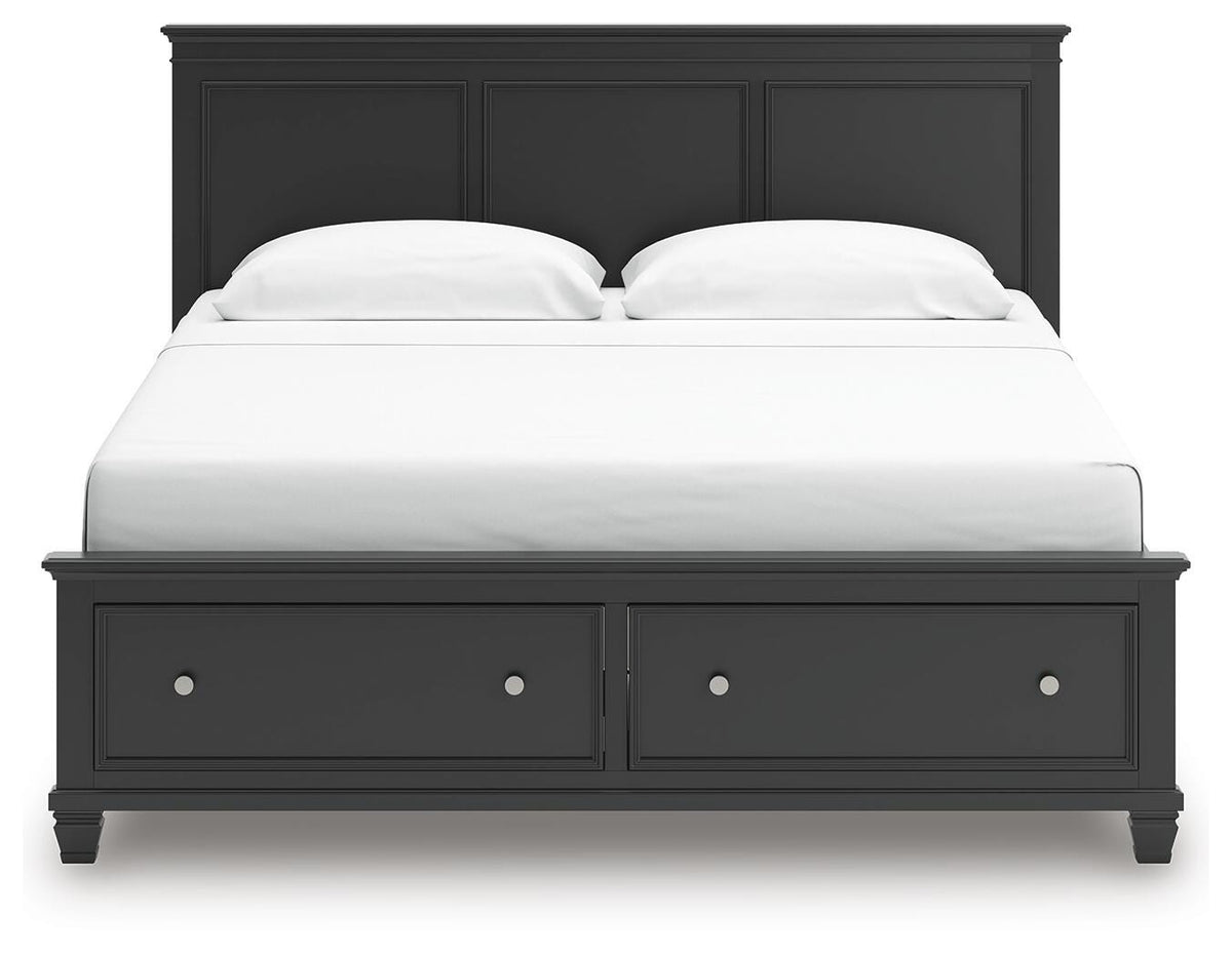 Lanolee King Panel Storage Bed - B687B19