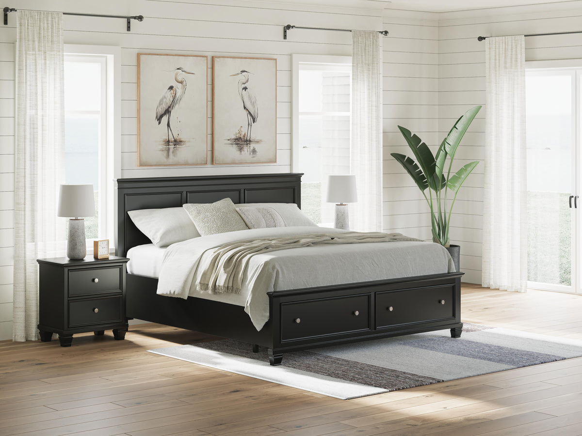 Lanolee King Panel Storage Bed - B687B19