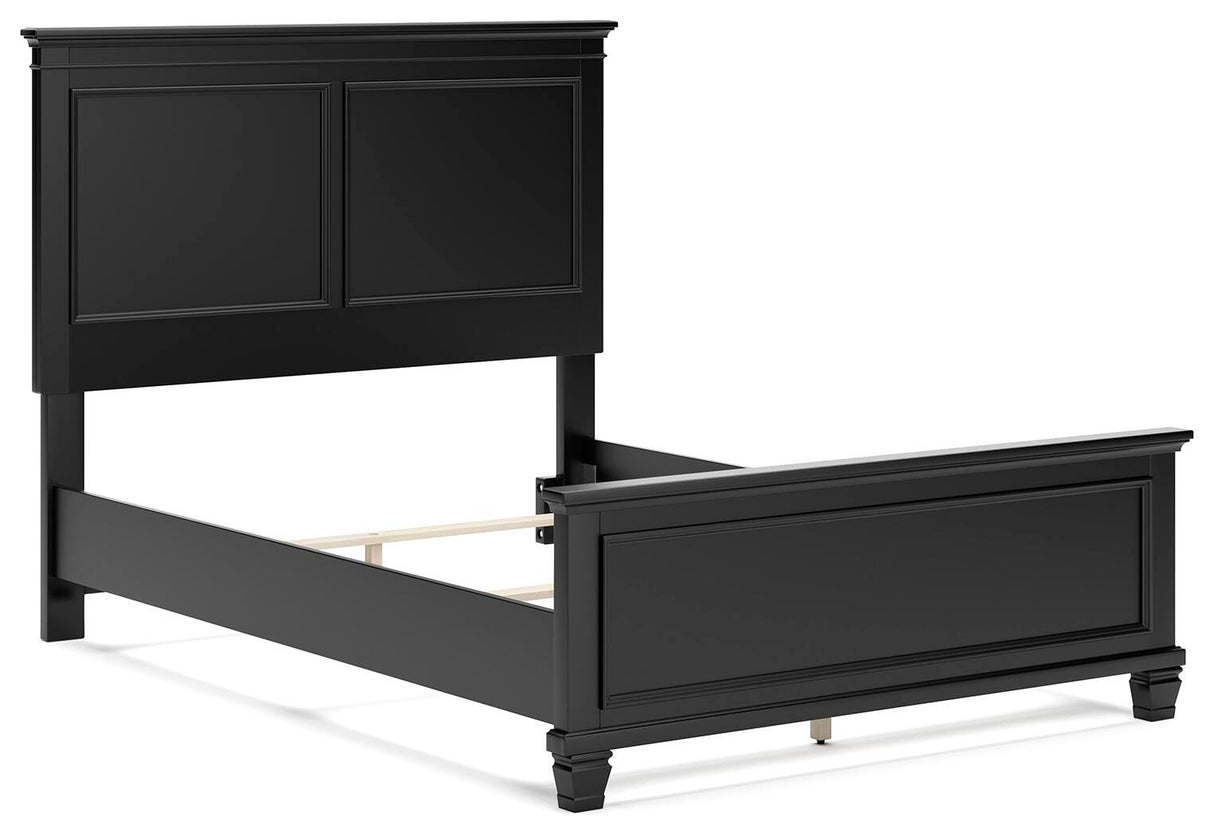 Lanolee Full Panel Bed and Chest - B687B12