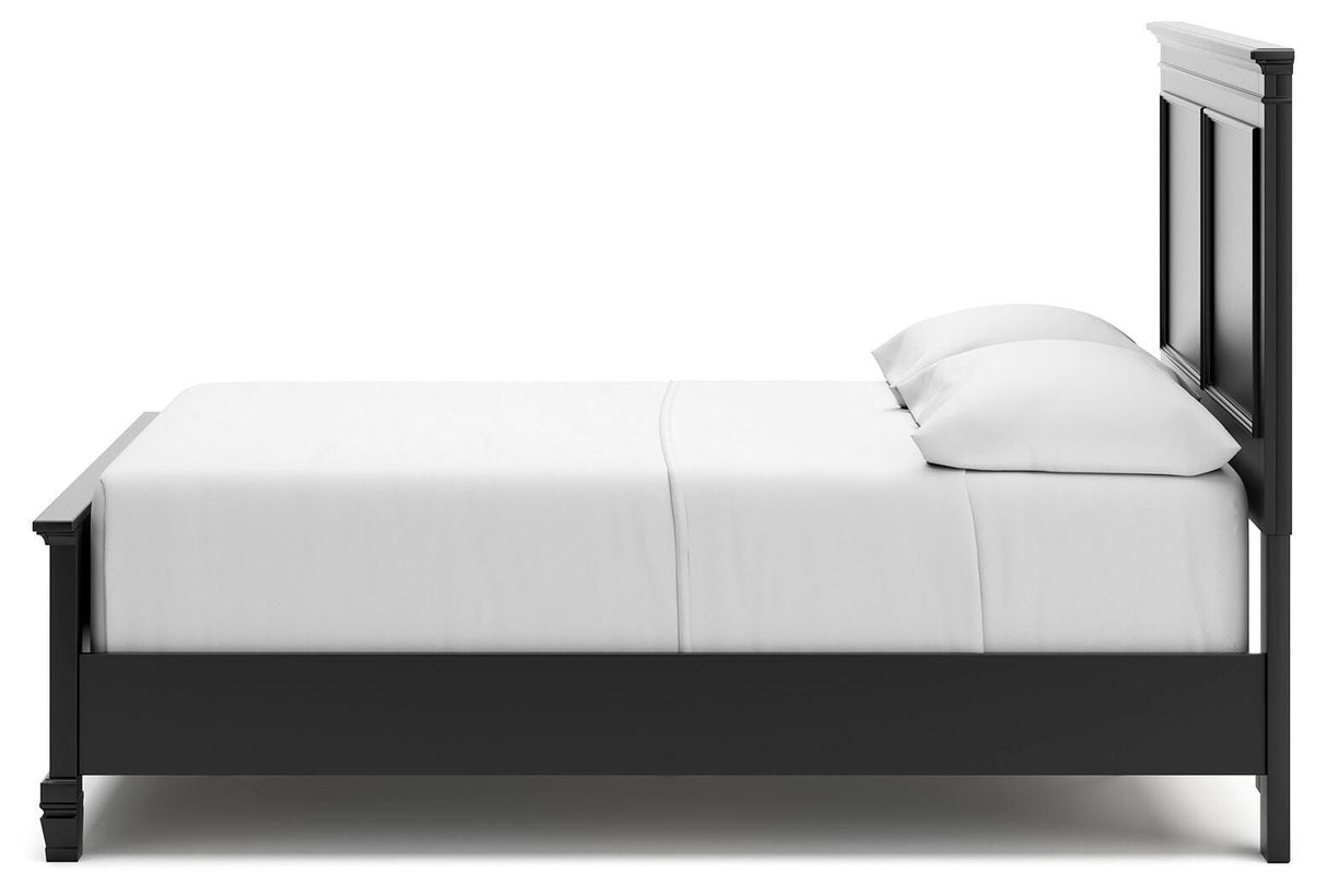 Lanolee Full Panel Bed and Chest - B687B12