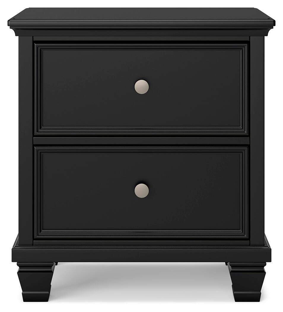 Lanolee King Panel Bed, Dresser, Mirror, Chest and 2 Nightstands - B687B28