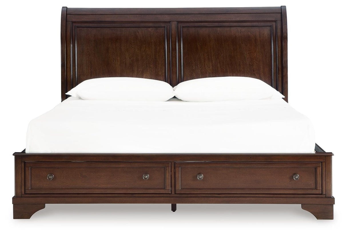 Trellington King Sleigh Storage Bed - B716B2