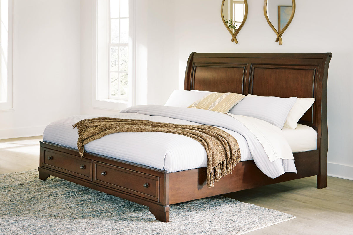 Trellington King Sleigh Storage Bed - B716B2