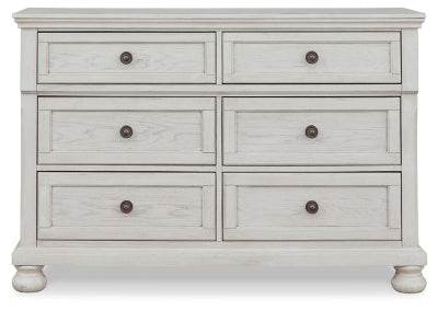 Robbinsdale Twin over Full Bunk Bed, Dresser and Chest - B742B32