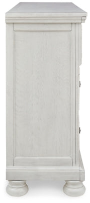 Robbinsdale Twin Sleigh Storage Bed and Dresser - B742B26
