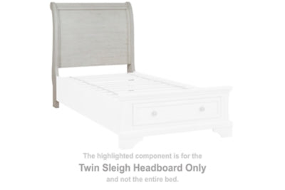 Robbinsdale Twin Sleigh Headboard - B742-53