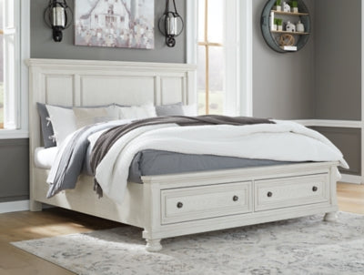 Robbinsdale Queen Panel Storage Bed - B742B24