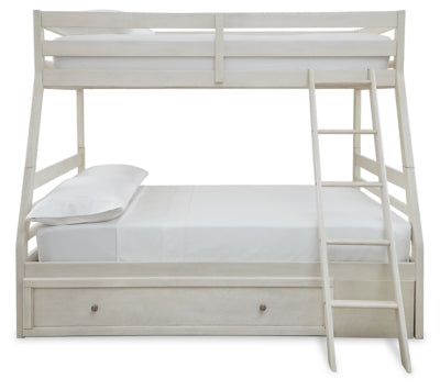 Robbinsdale Twin over Full Bunk Bed with Storage - B742B16
