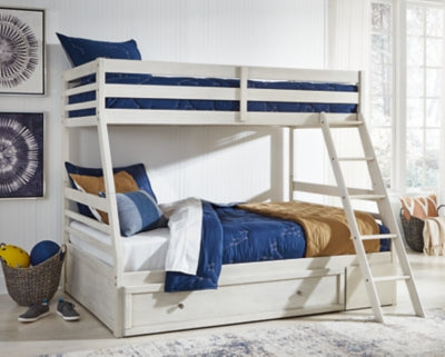 Robbinsdale Twin over Full Bunk Bed with Storage - B742B16