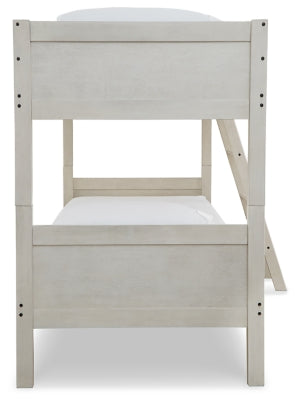 Robbinsdale Twin/Twin Bunk Bed with Ladder - B742-59