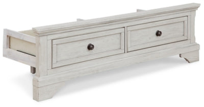 Robbinsdale Full Storage Footboard with Roll Slats - B742-84S