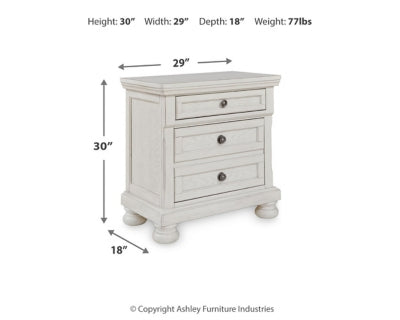 Robbinsdale Full Sleigh Storage Bed, Chest and Nightstand - B742B48
