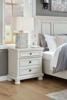 Robbinsdale King Panel Bed, Dresser, Mirror, Chest and 2 Nightstands - B742B38
