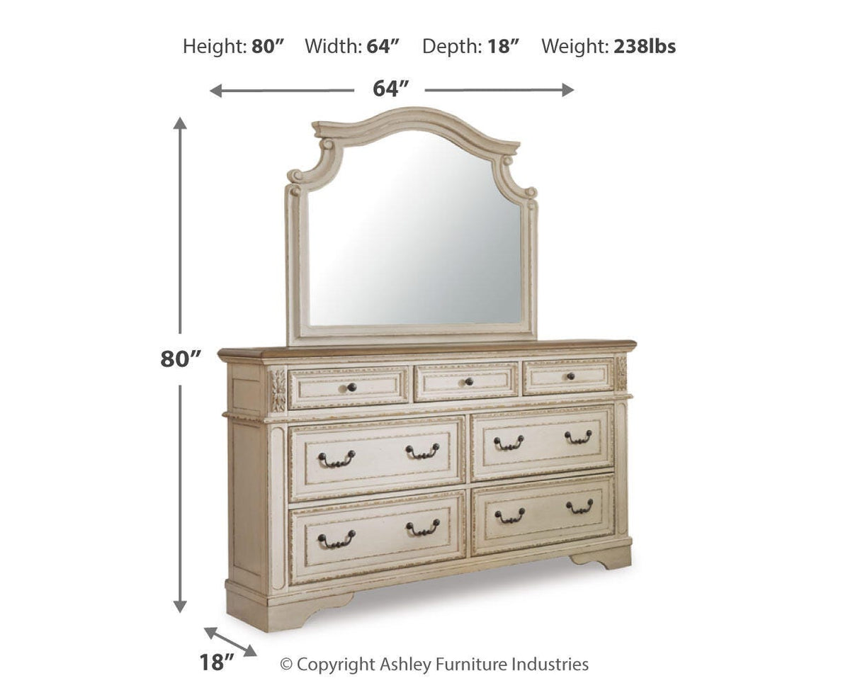 Realyn Dresser and Mirror - B743B1