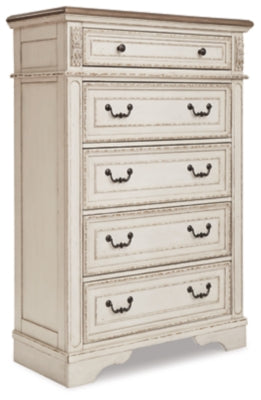 Realyn King Storage Bed, Chest and 2 Nightstands - B743B50