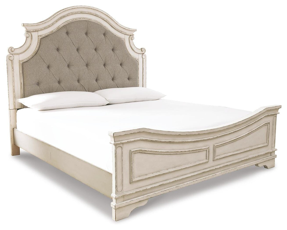 Realyn California King Upholstered Panel Bed - B743B7
