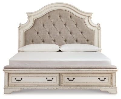 Realyn King Upholstered Storage Bed - B743B20