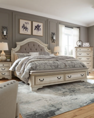 Realyn King Upholstered Storage Bed - B743B20