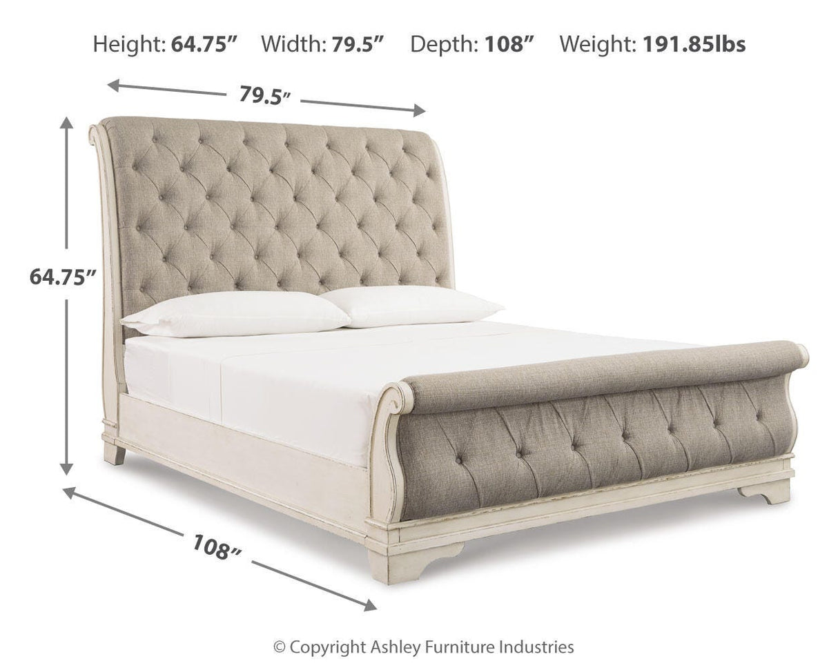 Realyn California King Sleigh Bed - B743B10