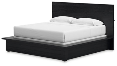 Londer King Panel Bed - B768B4