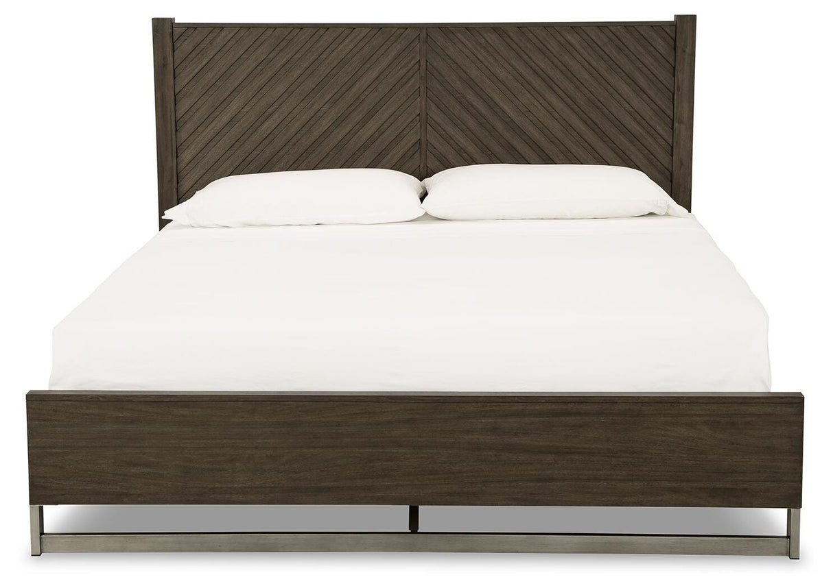 Arkenton King Panel Bed - B786B4