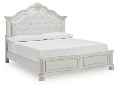Montelaine King Upholstered Panel Bed - B795B6