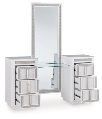 Chalanna Vanity with Mirror - B822B7