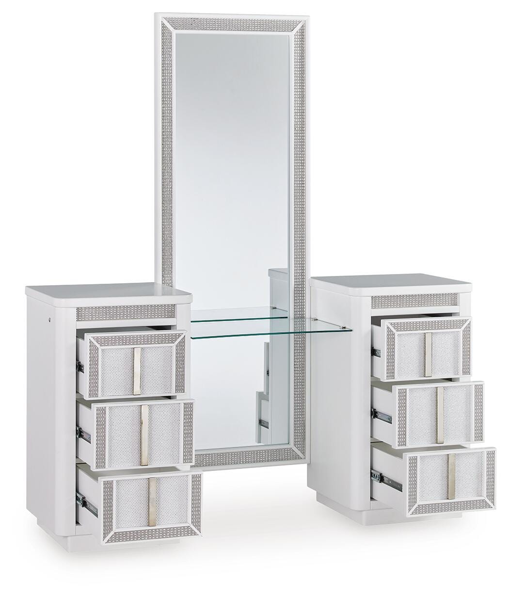 Chalanna Vanity with Mirror - B822B7