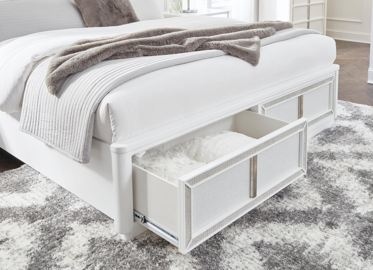Chalanna Queen Upholstered Storage Bed - B822B2