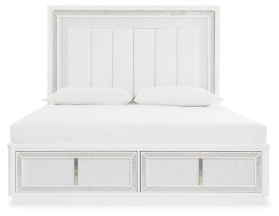 Chalanna King Upholstered Storage Bed - B822B4