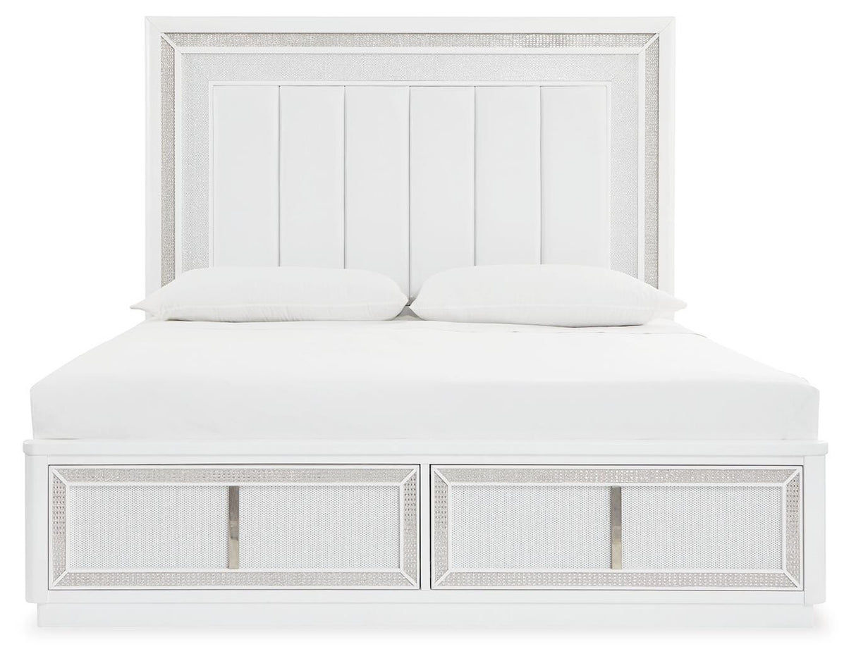 Chalanna King Upholstered Storage Bed - B822B4