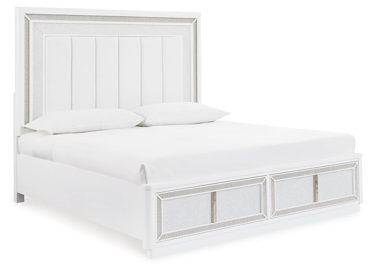 Chalanna King Upholstered Storage Bed - B822B4