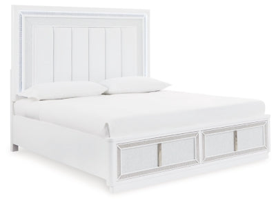 Chalanna King Upholstered Storage Bed - B822B4