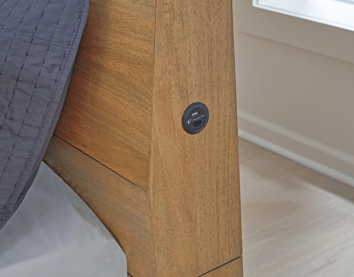 Sherbana California King Panel Bed - B833B5