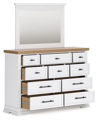 Ashbryn Dresser and Mirror - B844B1