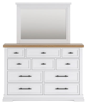Ashbryn Dresser and Mirror - B844B1