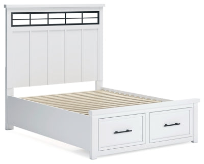 Ashbryn Queen Panel Storage Bed - B844B2