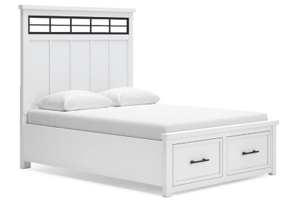 Ashbryn Queen Panel Storage Bed - B844B2