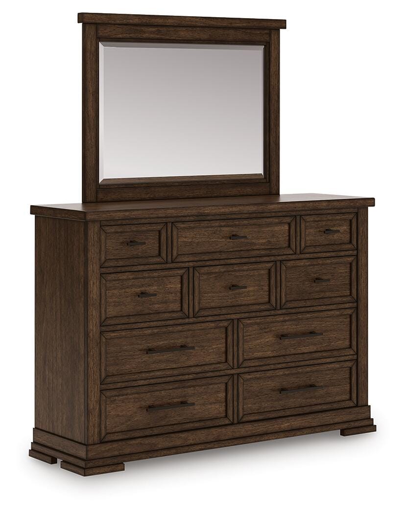 Taffenbrook Dresser and Mirror - B849B1