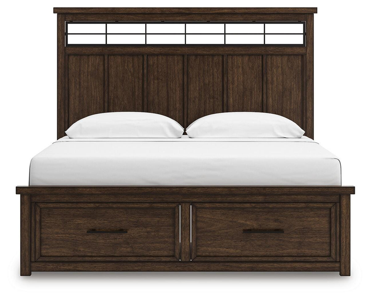 Taffenbrook King Panel Storage Bed - B849B4