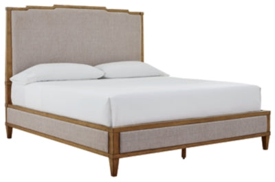 Sharlance King Upholstered Panel Bed - B895B6
