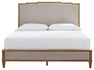 Sharlance California King Upholstered Panel Bed - B895B7