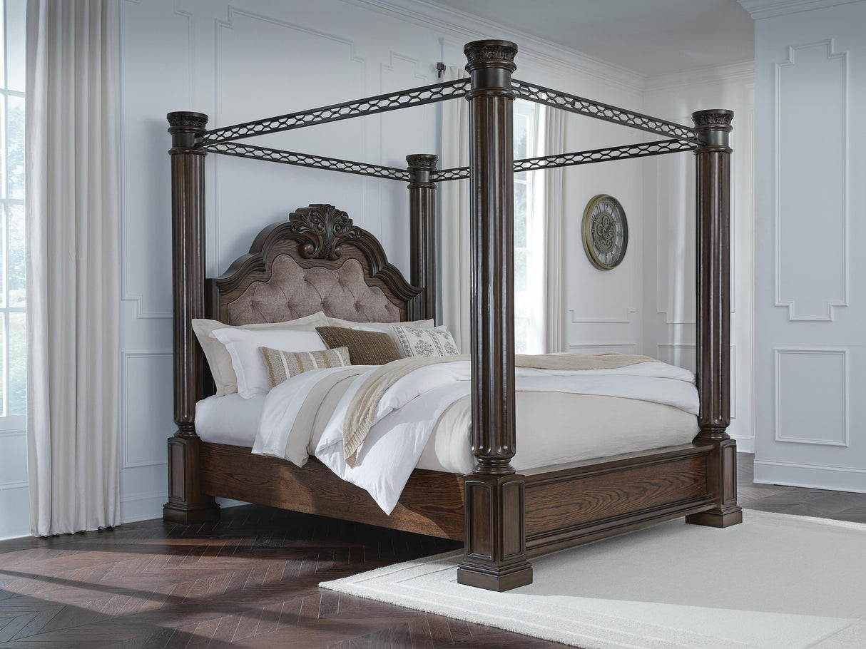 Maylee Queen Canopy Bed - B947B8