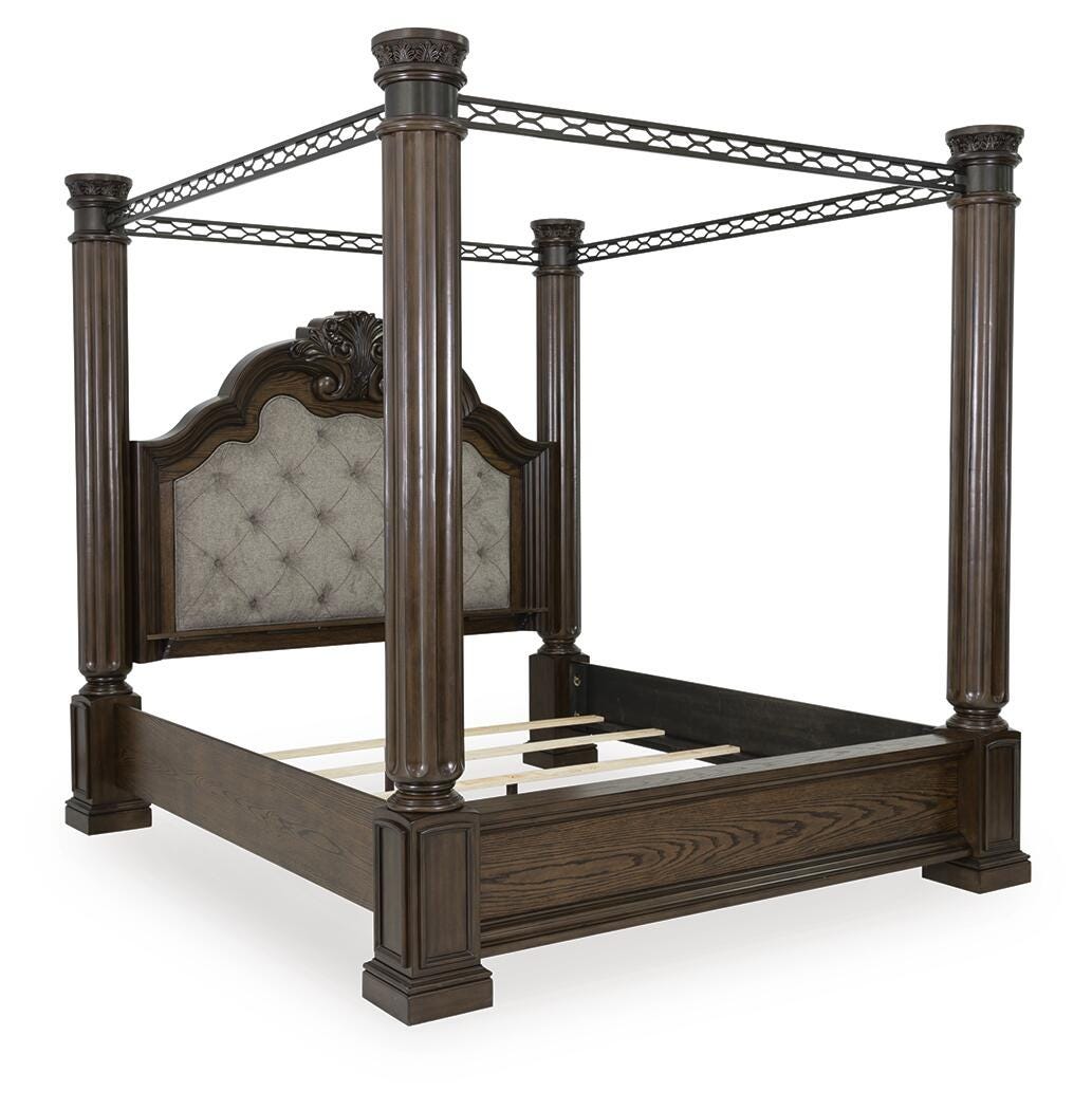 Maylee King Poster Bed and 2 Nightstands - B947B21