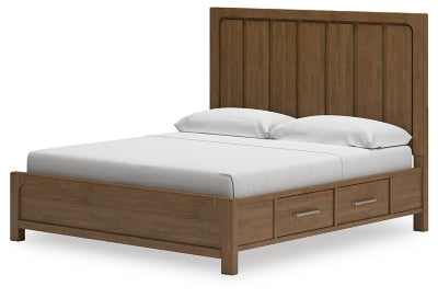 Cabalynn California King Panel Bed with Storage - B974B9
