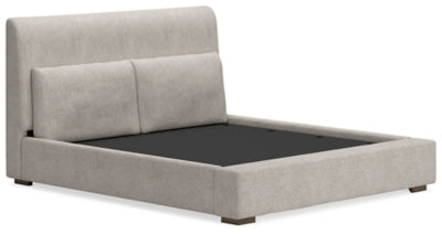 Cabalynn King Upholstered Bed, Dresser and Mirror - B974B10