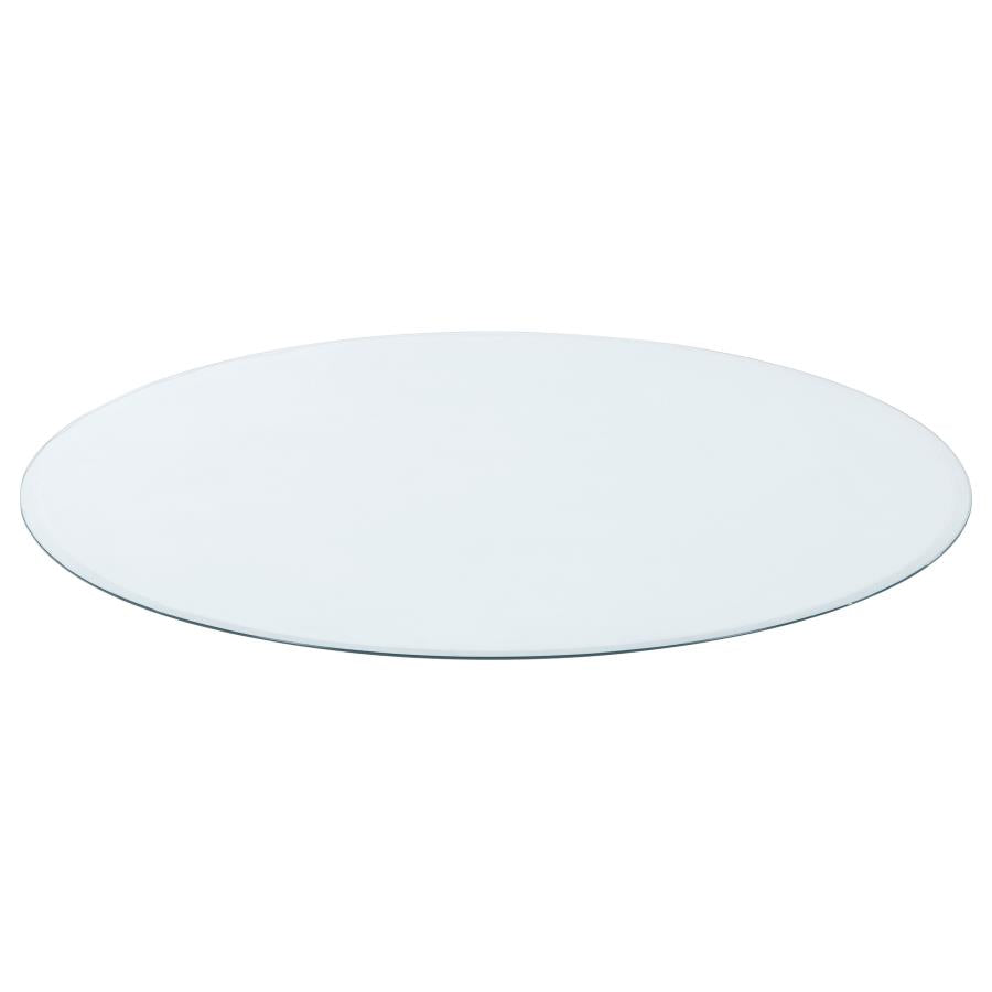 48-inch 6mm Round Clear Tempered Glass Top - CB48RD-6